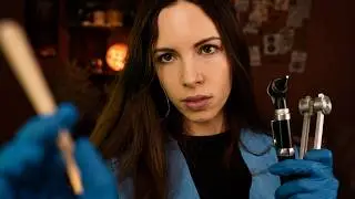 ASMR Ear Cranial Nerve Exam For Sleep (Testing & Ear Cleaning)
