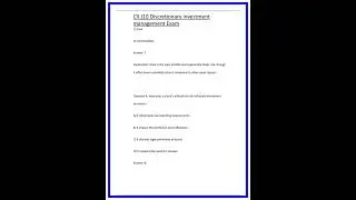 CII J10 Discretionary investment management Exam 636x882