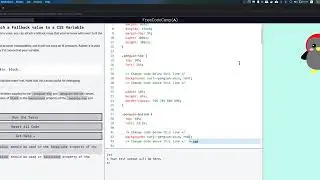 freeCodeCamp: Attach a Fallback value to a CSS Variable