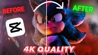 How To Get 4K Quality on CapCut Mobile Tutorial! ✨Like Ae Topaz Mobile