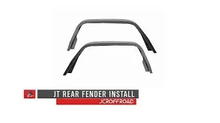 JT Gladiator Rear Fender Installation