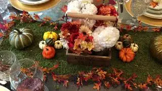 Fall Tablescape 2018 !!! 🍁🍂🎃