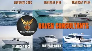 Luxury Fishing Boats from Gulf Craft, UAE | SilverCat 34CC, 34HT, 34LUX, 40CC, 40LUX, 46LUX