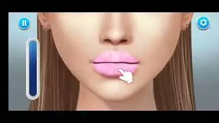 ASMR lips discharge removal animation - lips big acne extrusion and lashes lice deep cleaning