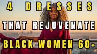 4 DRESSES THAT FLATTER BLACK WOMEN OVER 60