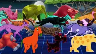 WILD ANIMALS GO CRAZY IN 3D RACING CHAOS!1 Part 243