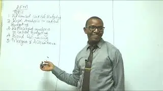 AFM ADVANCED CAPITAL BUDGETING CLASS 1 JAN 2026 CALL 0711438230/0714166318