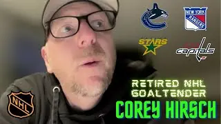 Corey Hirsch (Retired #Canucks goaltender) - February 2024