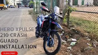 Hero Xpulse 210 Crash Guard Installation | Step-by-Step Fitment/In Malayalam/#xpulse#xpulse210