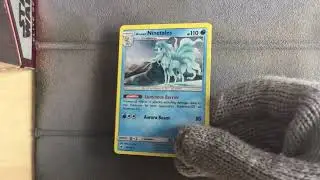 Alolan Ninetales 28/147 Shattered Holo - Pokemon Burning Shadows Themedeck Promo
