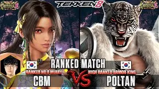 Tekken 8 ▰ DNS | CBM 🇰🇷 (#8 Ranked Miary Zo) Vs POLTAN 🇰🇷 (Armor king) ▰ High Level Gameplay!