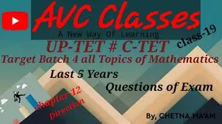 UP-TET # C-TET # Reasoning # Direction # basics # short trick # questions📚📕🌏🔥