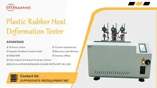 OTS Thermal deformation Vicat softening point tester/rubber & plastic testing machine