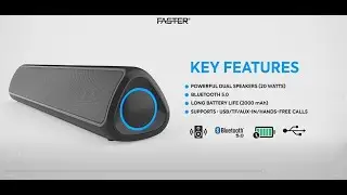 Groove it as you mean it with Faster&rsquo;s Z10 SoundBar Wireless Speaker | Faster Pakistan
