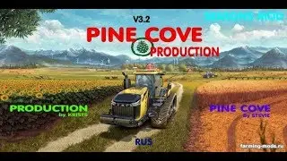 Farming Simulator 17 Карта Pine Cove Production RUS v 3.2 работа на ферме