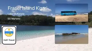 Fraser Island K'Gari,  Lake McKenzie the SS Maheno Eli Creek - Campgrounds in QLD -