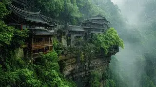 Listen to the Rain Falling Softly Between the House on the Cliff - Relax Your Mind