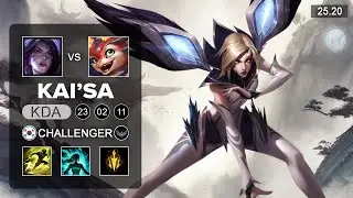 Kai'Sa vs Smolder ADC - KR Challenger - Patch 25.20 Season 15