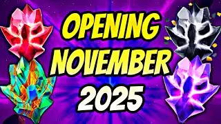 MEGA CRYSTAL OPENING NOVEMBER 2025 | 29x DE 7⭐| 1x TITAN! | 1x INCURSIONS | 1x ALLIANCE | MCOC