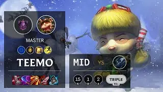 Teemo Mid vs Lissandra - EUW Master Patch 11.23
