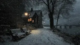 “The House That Stayed Awake in the Snow” — A Quiet Winter Night | Dark Academia Playlist