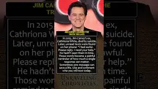 💔JIM CARREY LEARNED THE TRUTH TOO LATE