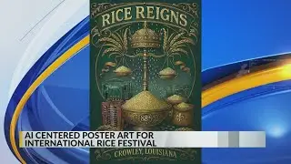 Crowley's Rice Festival poster sparks debate over AI use