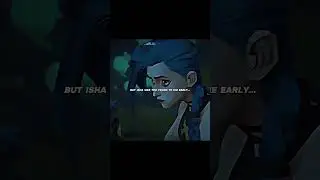 Look how jinx protecting isha😭 #jinx #isha #arcane #jinx #jinxarcane #arcanejinx #foryou #foryoupage