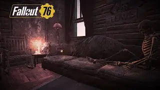Fallout 76  -  Mothman Cultist Hut C.A.M.P. Build with Basement