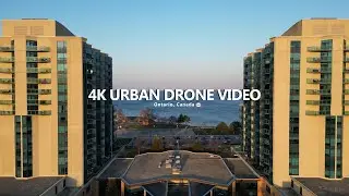 4K Between Concrete and Waves - Chill 4k Urban Drone Footage