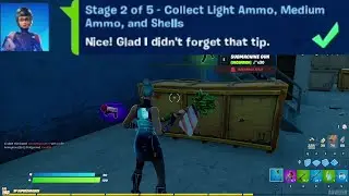 Collect Light Ammo, Medium Ammo, and Shells - Fortnite