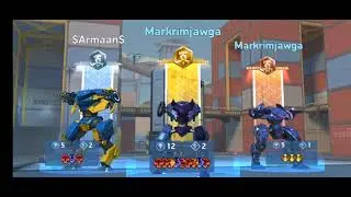 (Mech arena) Tengu game play with one Disc launcher 8 in tournament match #mecharena #game #play
