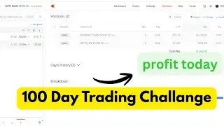 LIVE Banknifty Intraday Trading | 100 Days Trading Challenge Day 26 | Profit Today 💚