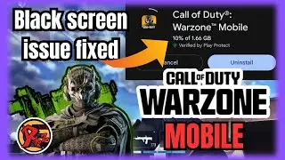 BLACK SCREEN ISSUE FINALLY FIXED! COD WARZONE MOBILE NEW UPDATE #warzone #warzonemobile #newupdate