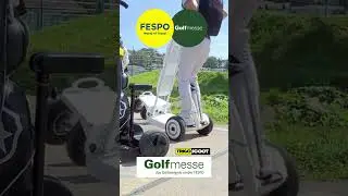 Innovative ideas at the GOLFMESSE / FESPO: A New Way to Transport Your Golf Equipment. Swiss StartUp