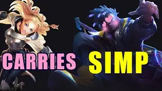 SIMP GETS CARRIED - League of Legends Highlights #1