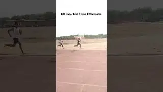 800 meter final -2 time trail 1:53 minutes #800meter #800meterrunning #running