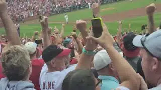 Albert Pujols smashes his 695th Home Run at Busch stadium.