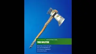 Fortnite Tree Splitter pickaxe