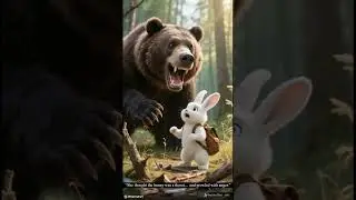 🐇🐻 The Lonely Bear Cub | Heartwarming Bunny Friendship Story | Emotional Animal Animation