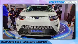 Mahindra eKUV100 - India's Cheapest EV At 2020 Auto Expo | MotorBeam