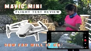 DJI Mavic Mini First Flight Test Review (Other Features, Strong Wind Test, Quickshot)