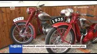 Svratouch otevřel muzeum historických motocyklů