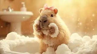 The Most Pampered Capybara's Luxury Daily Routine! 🐹#CuteCapybara #CapybaraLife #PetLife #fun #funny