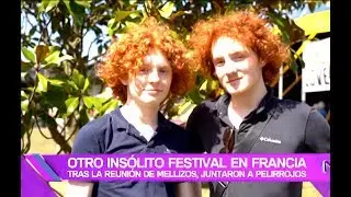 Unusual redhead festival in France