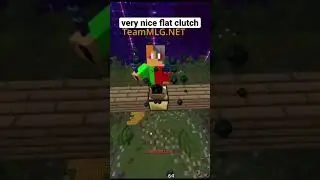 very nice flat clutch in minecraft #minecraft #reduce #clutch #flatclutch #insane #shorts