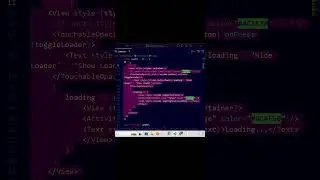 React Native Tutorial : Create a Beautiful Loader with ActivityIndicator | #shorts #short #youtube