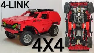 ЛУЧШАЯ ПОДВЕСКА В МИКРО МАСШТАБЕ! Lego Technic Мини Внедорожник 4x4 с 4-Link