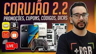 AO VIVO!  Noite de PROMOÇÕES 2.2 Shopee, Mercado Livre, Amazon, AliExpres e mais!