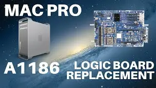 Mac Pro A1186 — замена материнской платы (2006 и 2008)